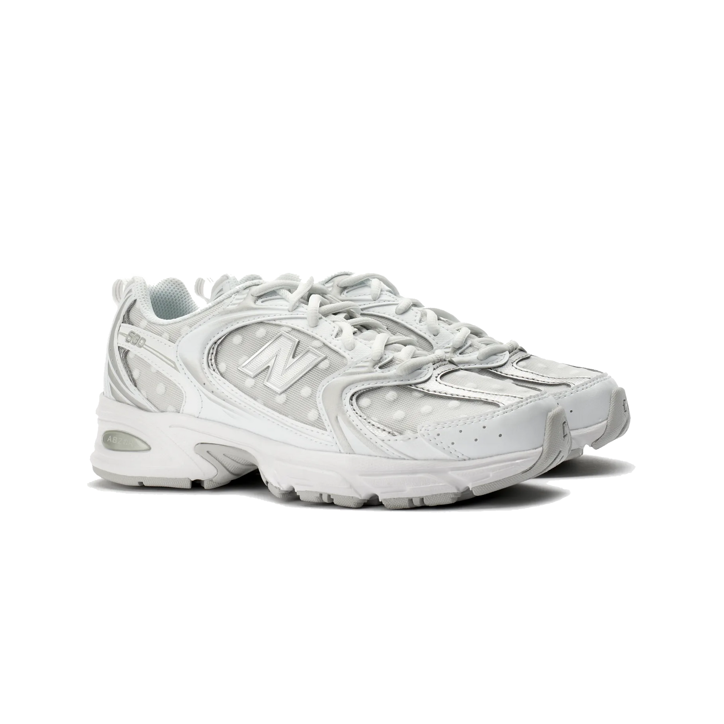 NEW BALANCE 530 Silver Metallic Polka Dots