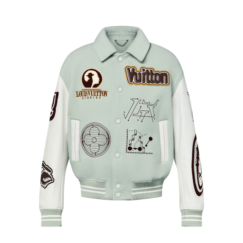 Louis Vuitton University Jacket Leather Details