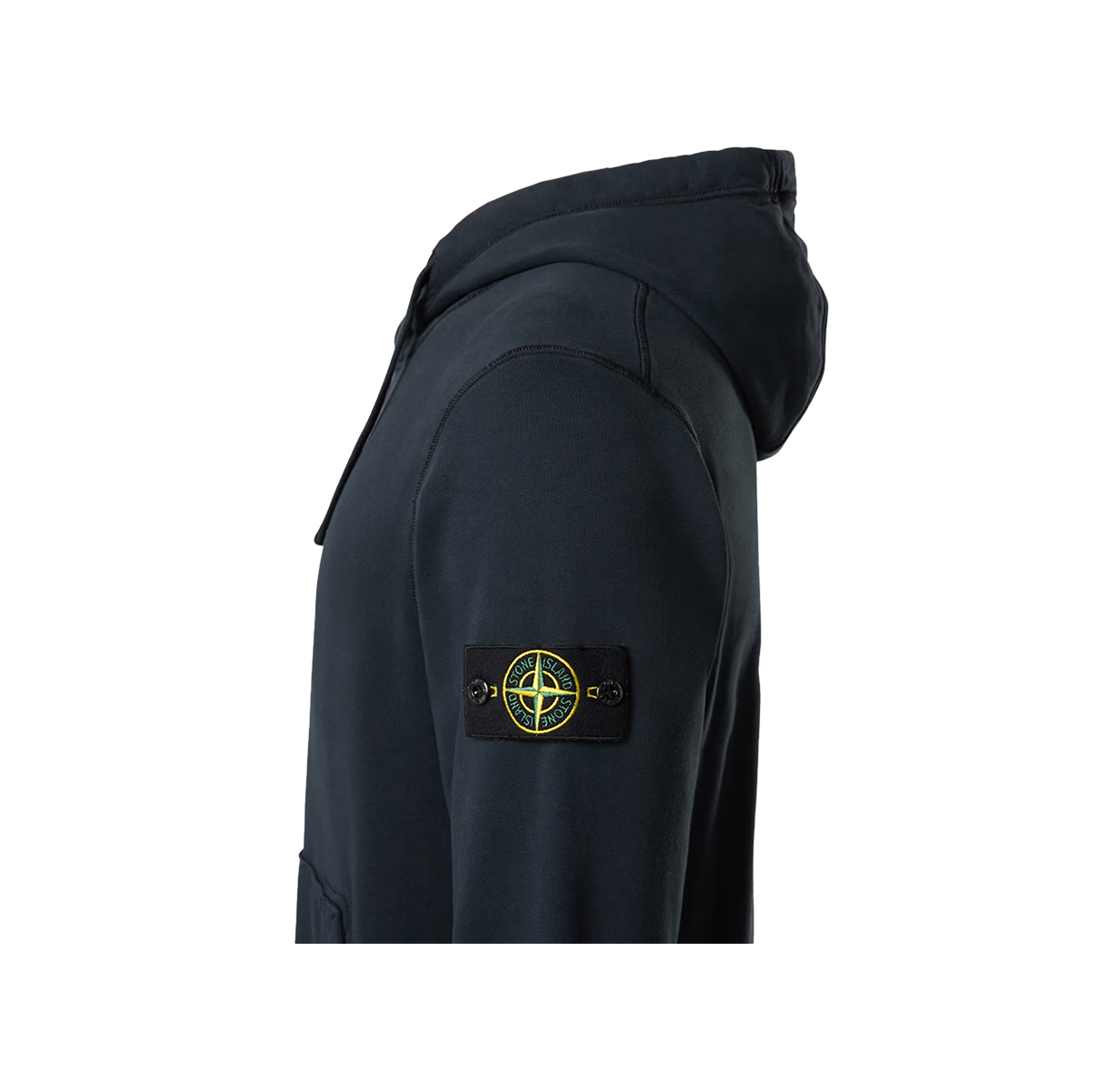Stone Island Navy Hooded Sweatshirt
