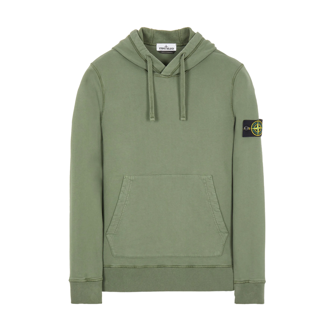 Stone Island Logo Patch Drawstring Hoodie