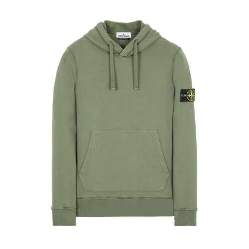 Stone Island Logo Patch Drawstring Hoodie