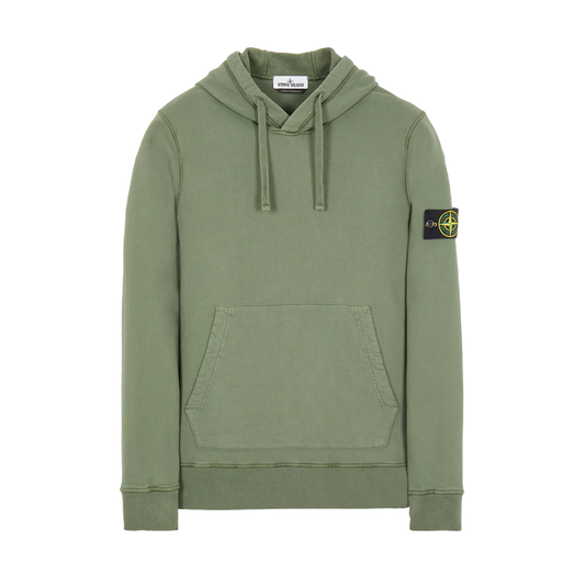 Stone Island Logo Patch Drawstring Hoodie
