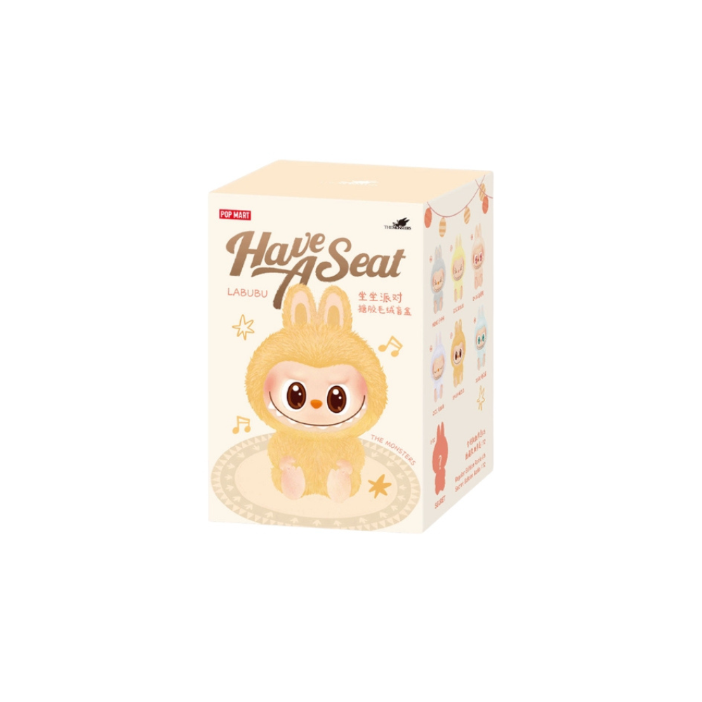 Labubu The Monsters Have a Seat Vinyl Plush Sealed Case