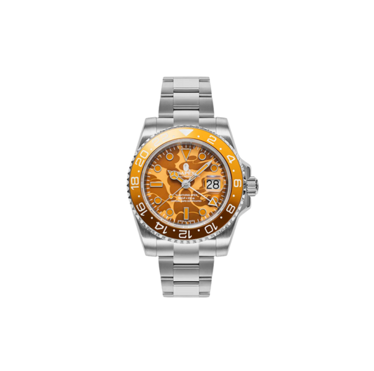 BAPE Type 2 BAPEX Color Camo Watch Orange