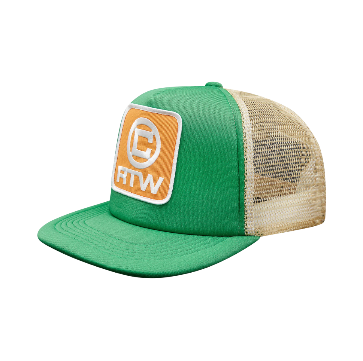 Corteiz Box Logo Trucker Green