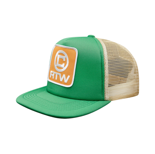 Corteiz Box Logo Trucker Green