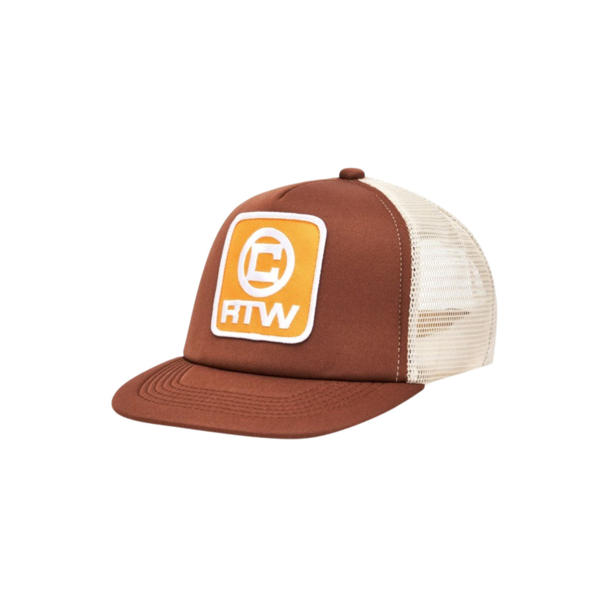 Corteiz Box Logo Trucker Brown