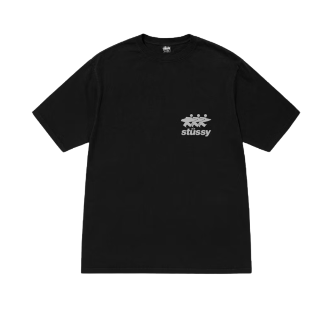 Stussy Surfwalk Tee Pigment Dyed Black