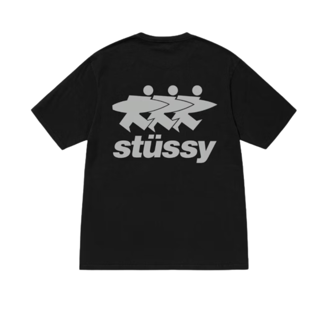 Stussy Surfwalk Tee Pigment Dyed Black
