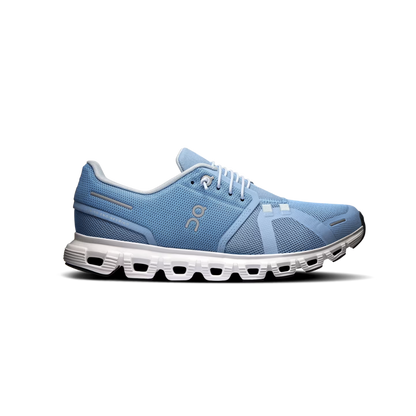On Running Cloud 6 Women Chambray | White