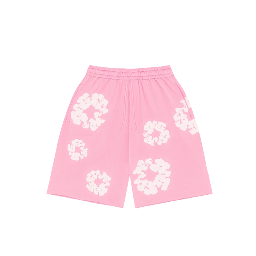 Denim Tears The Cotton Wreath Shorts Pink