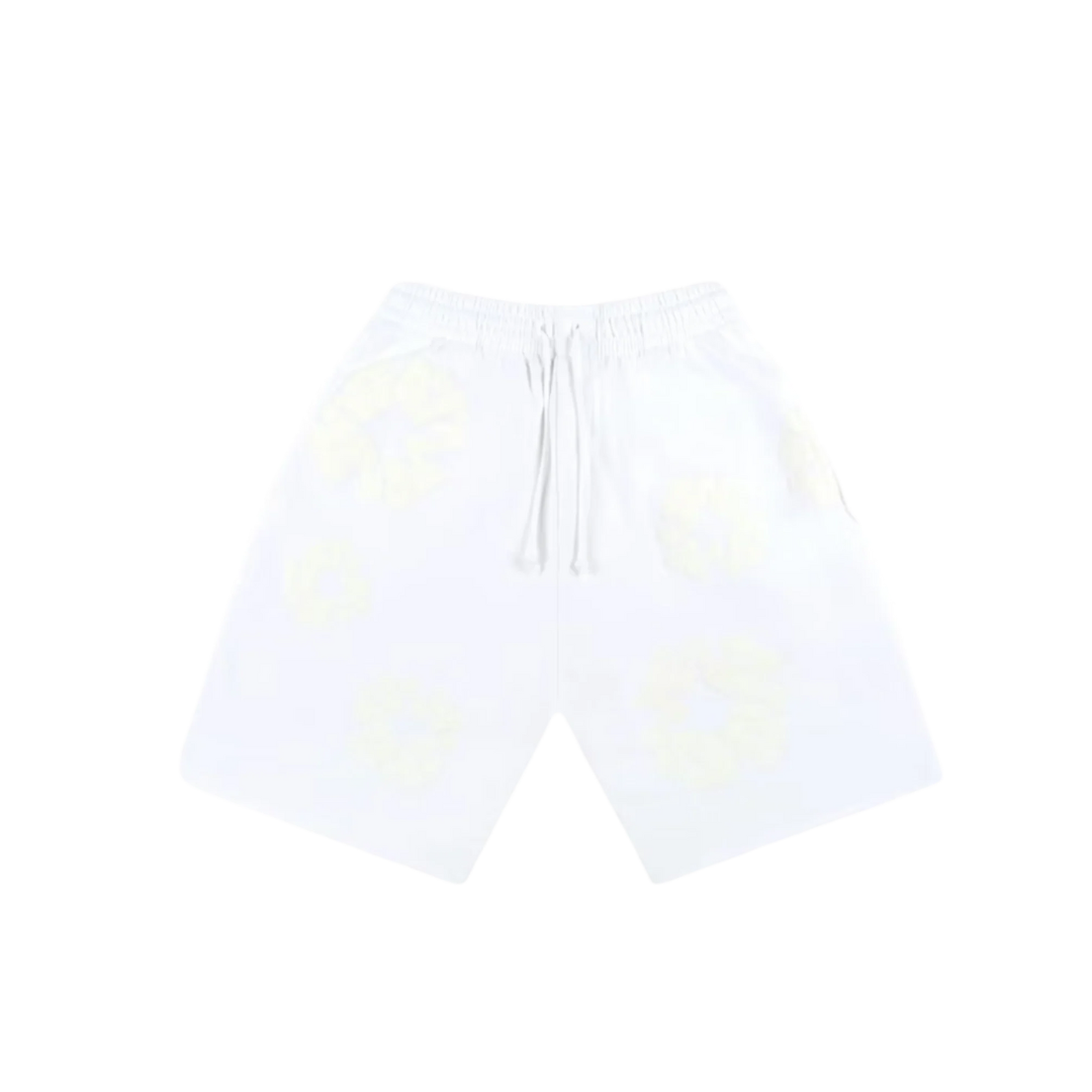 Denim Tears The Cotton Wreath Shorts White