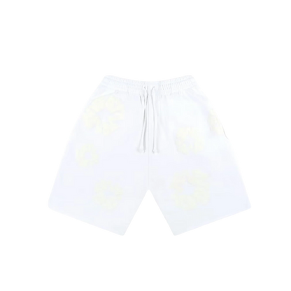 Denim Tears The Cotton Wreath Shorts White