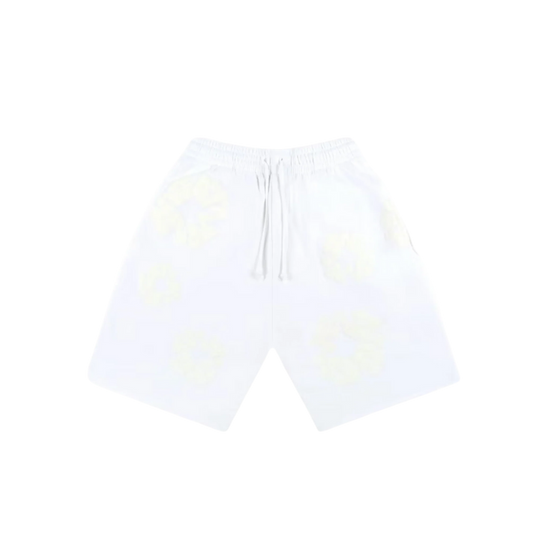 Denim Tears The Cotton Wreath Shorts White