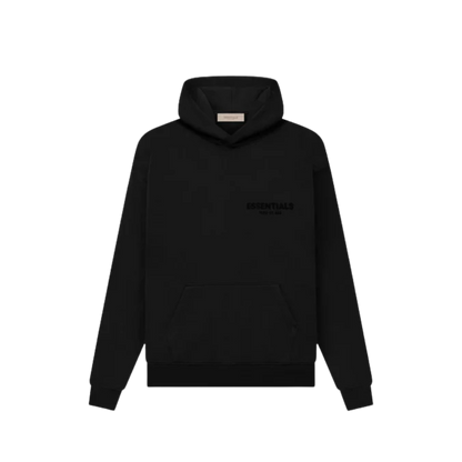 Essentials Pullover Chest Logo Hoodie Stretch Limo