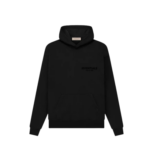 Essentials Pullover Chest Logo Hoodie Stretch Limo