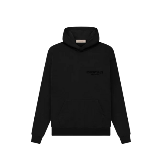 Essentials Pullover Chest Logo Hoodie Stretch Limo