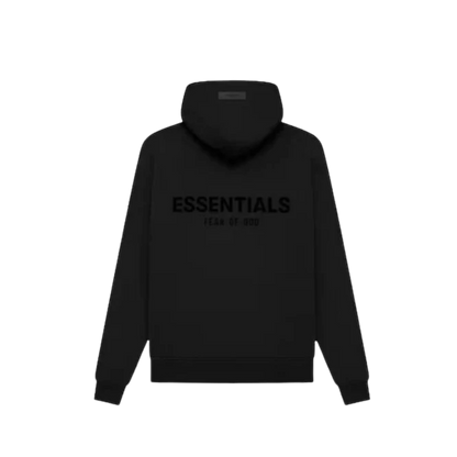 Essentials Pullover Chest Logo Hoodie Stretch Limo