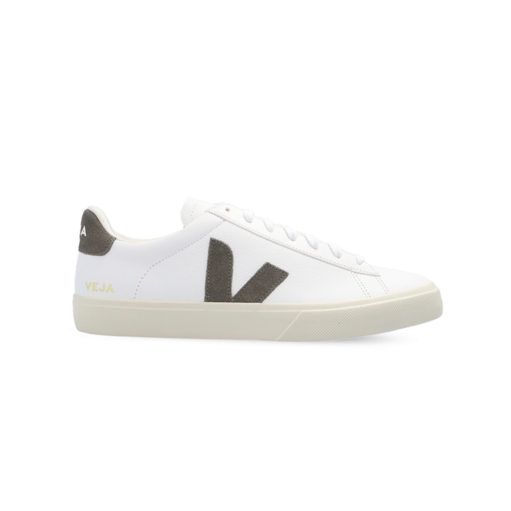 Veja Campo Leather White Kaki