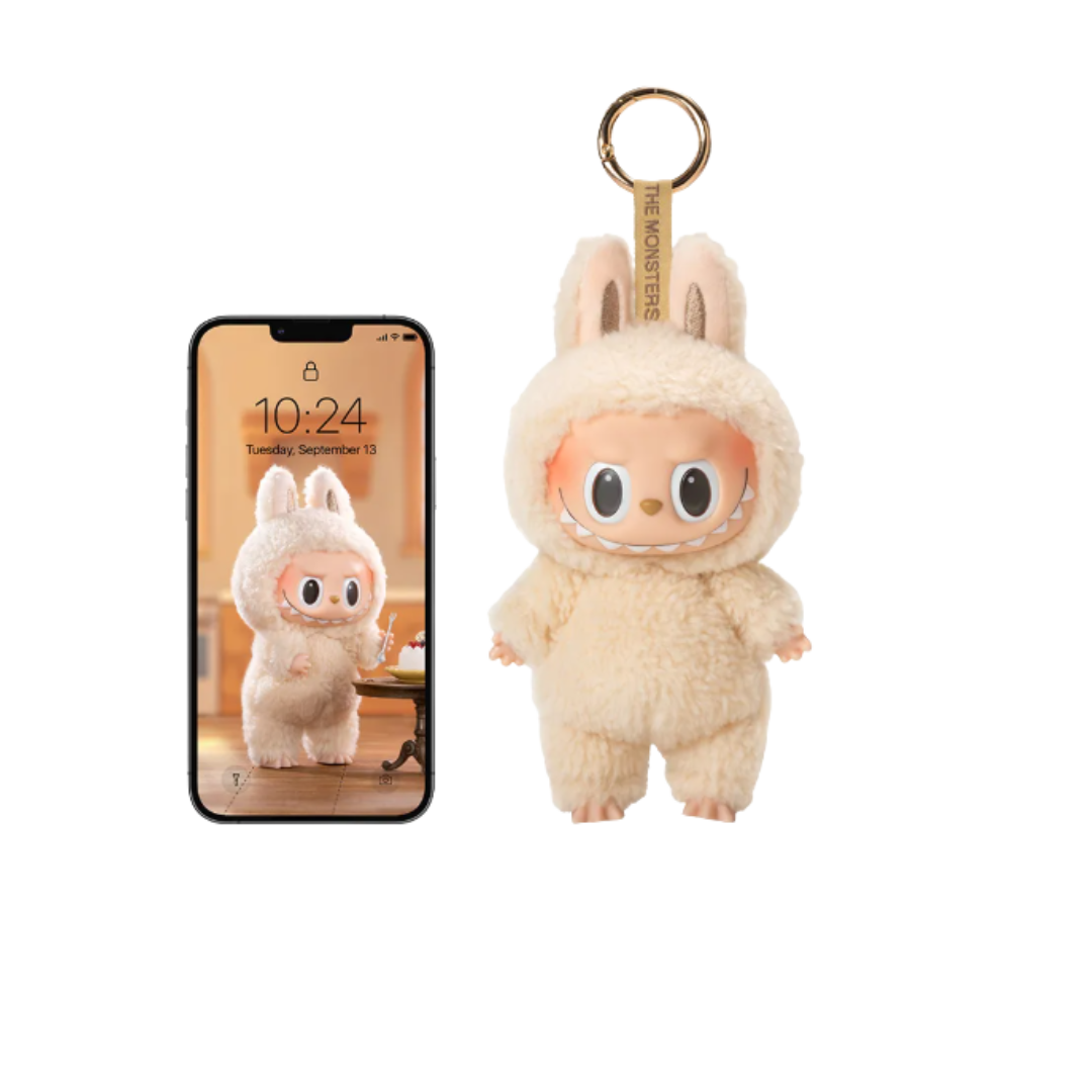 Labubu The Monsters Exciting Macaron Chestnut Cocoa Vinyl Plush Pendant