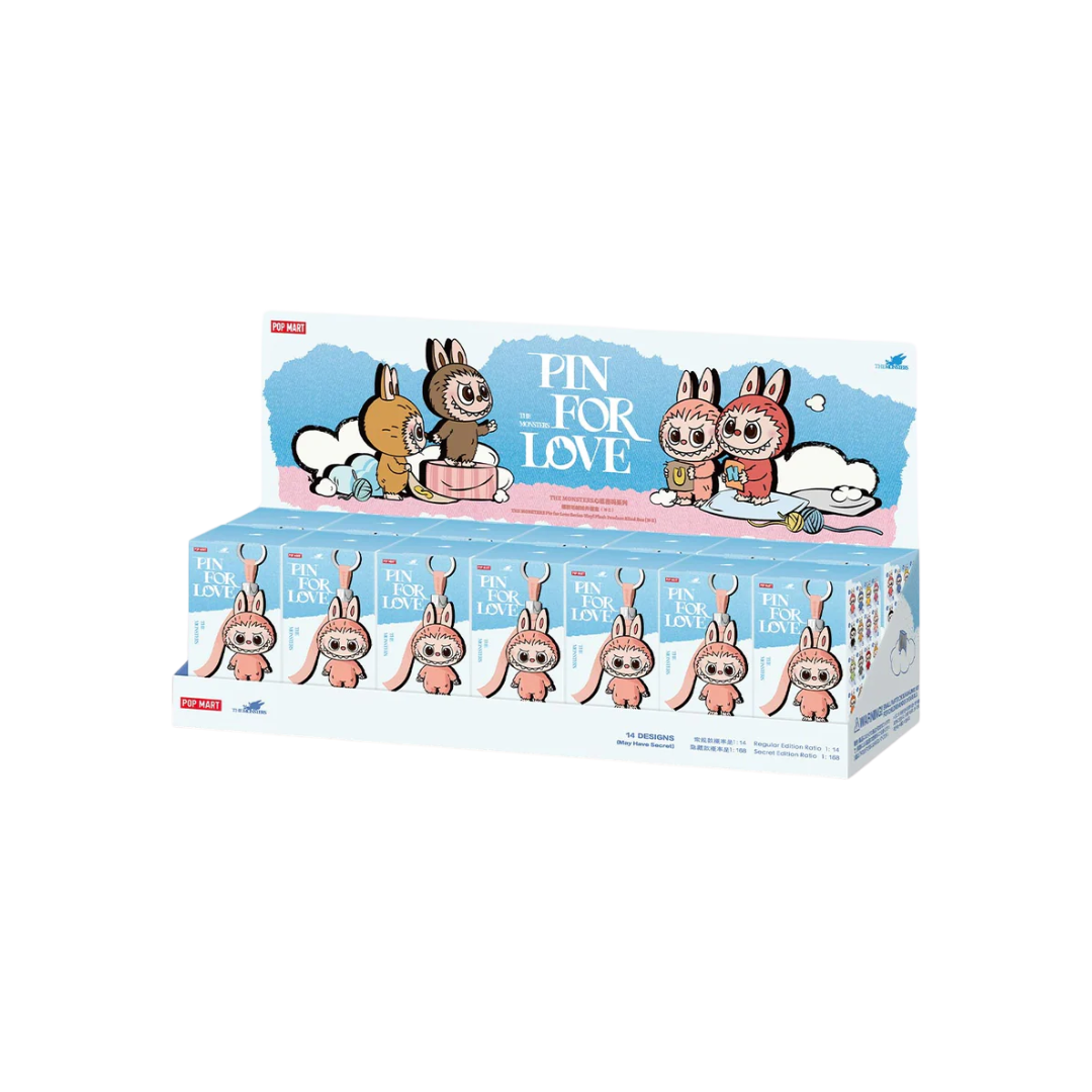 Pop Mart Labubu The Monsters Pin for Love Series (N-Z)