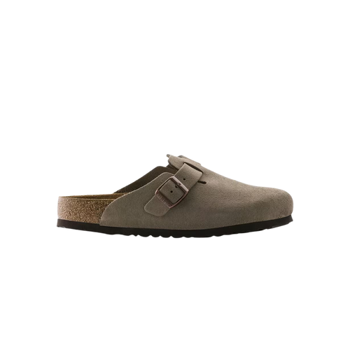Birkenstock Boston Soft Footbed Suede Taupe