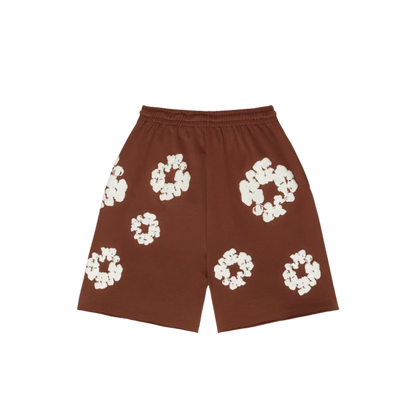 Denim Tears The Cotton Wreath Shorts Marrón