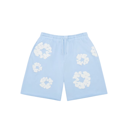 Denim Tears The Cotton Wreath Shorts Blue