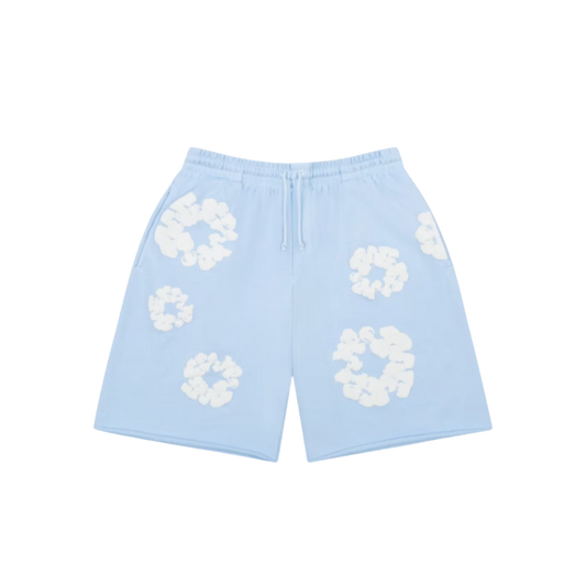 Denim Tears The Cotton Wreath Shorts Blue