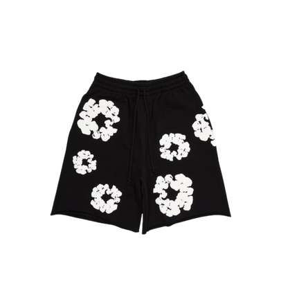 Denim Tears The Cotton Wreath Shorts Black