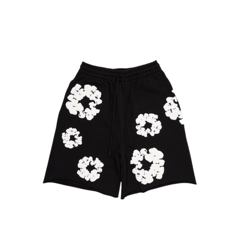 Denim Tears The Cotton Wreath Shorts Black