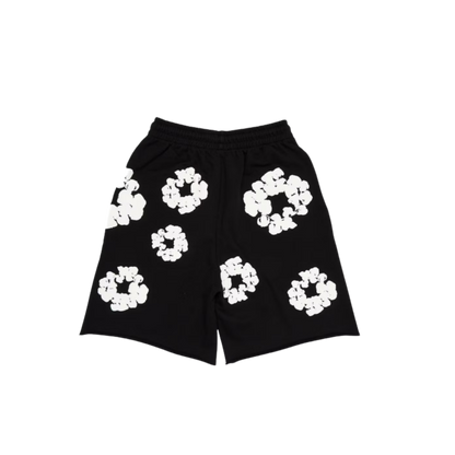 Denim Tears The Cotton Wreath Shorts Black