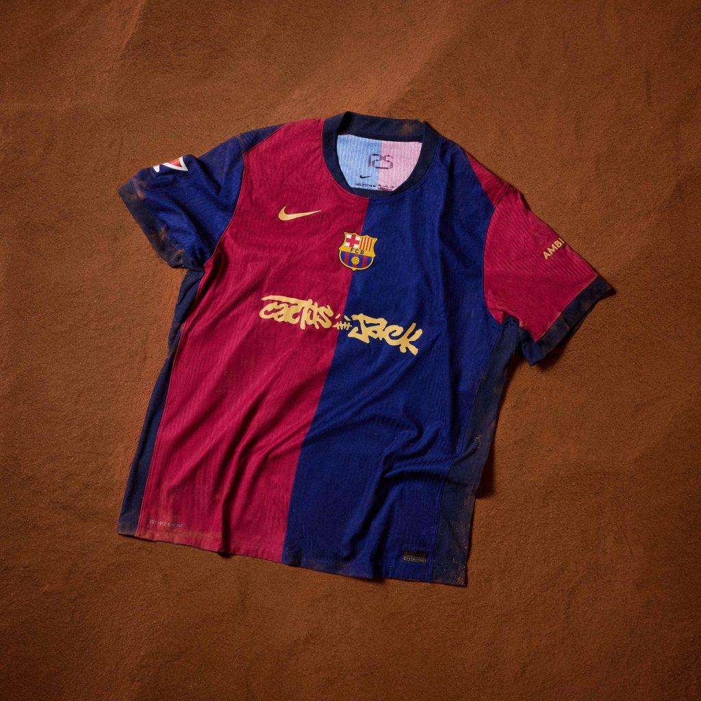 FC Barcelona x Cactus Jack 2024/25 Home Match Kit – Travis Scott Edition, Limited to 1,899 Units Worldwide