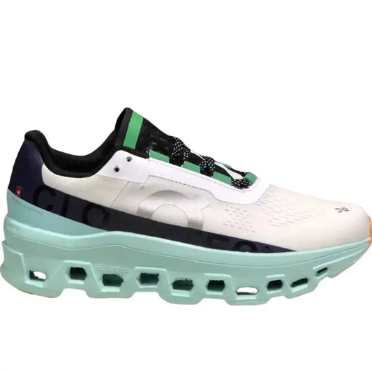 On Men's Cloudmonster  White/Green