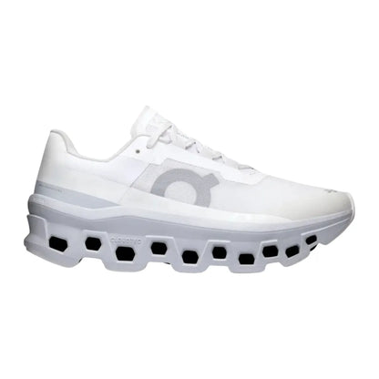 On Men's Cloudmonster  White/Glacier