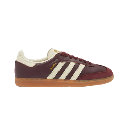 Adidas Samba OG Maroon Gold Metallic