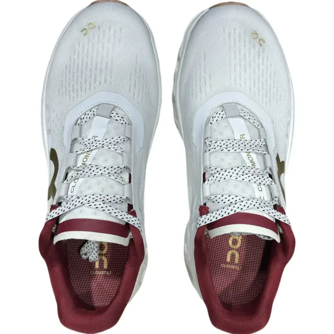 On Men's Cloudmonster  Pearl/lvory