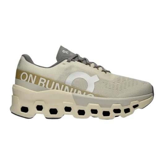 On Women's Cloudmonster 2  Cream/lce