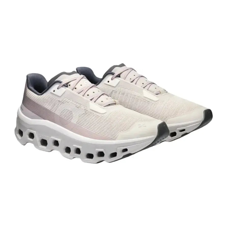 On Men's Cloudmonster Void  lvory/Wolf