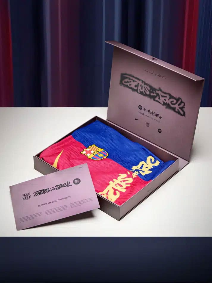 FC Barcelona x Cactus Jack 2024/25 Home Match Kit – Travis Scott Edition, Limited to 1,899 Units Worldwide