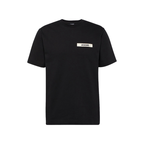 Jacquemus Le T-Shirt Gros grain Black
