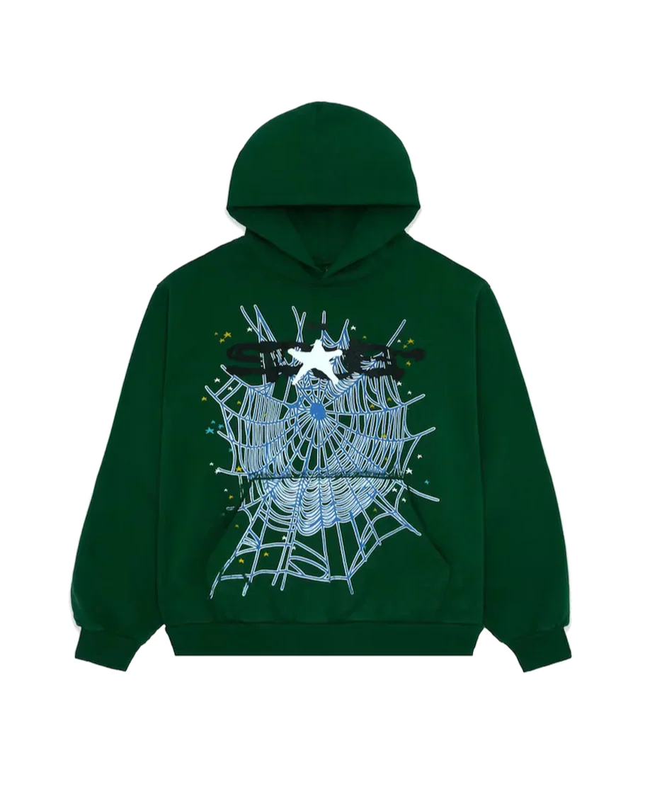 Sp5der Web Hoodie Green